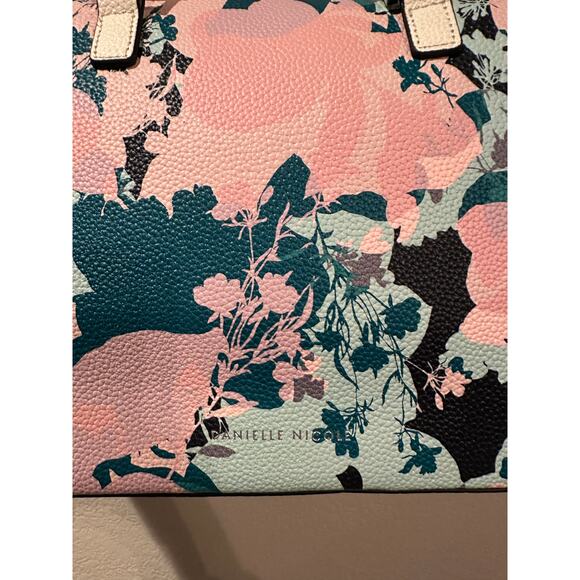 NWT Danielle Nicole Floral Satchel Bag - Picture 3 of 7